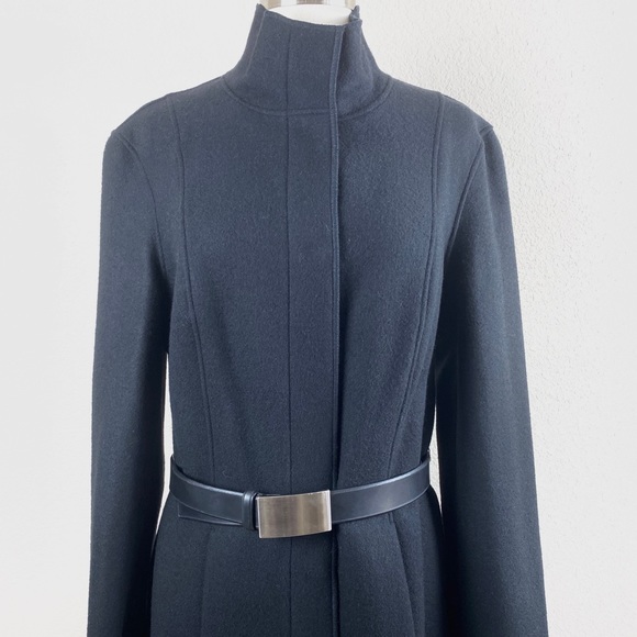 Bebe Coat NWT Midi Belted - Picture 2 of 10
